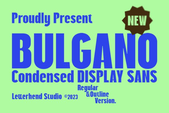 Bulgano: A Designer’s Take on This Display Font