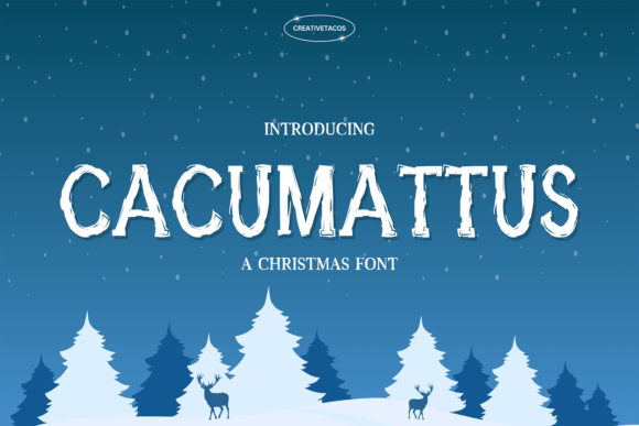 Cacumattus Font: Adding Playful Charm to Editorial Design