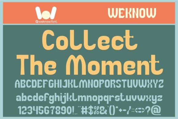 Collect the Moment Font: Elevate Digital Campaigns