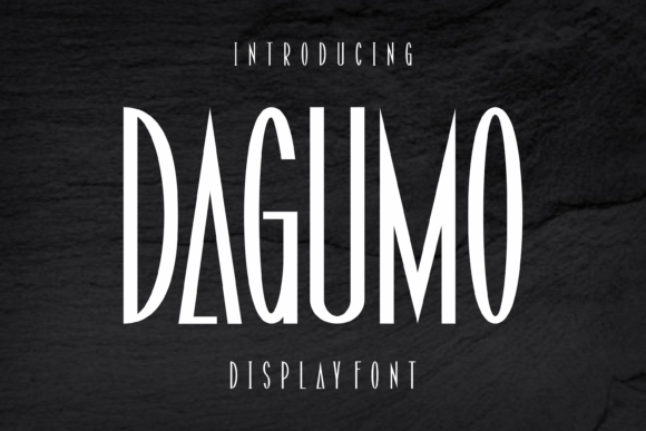 Dagumo Font: A Display Typeface for Modern Branding