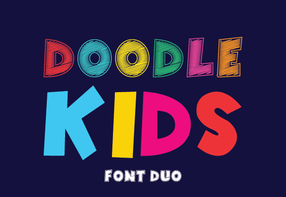 Doodle Kids Font: Playful Display Type for Digital Campaigns