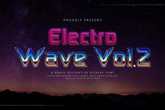 Electro Wave Vol.2: A Refined Display Font for Editorial Design