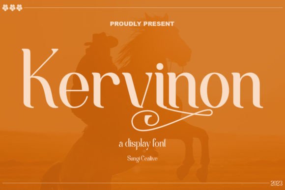 Elevate Your Brand with the Kervinon Display Font