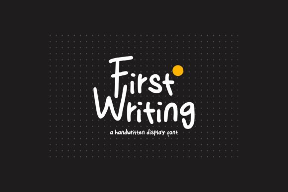 First Writing Font: Elegant Handwritten Style for Makers