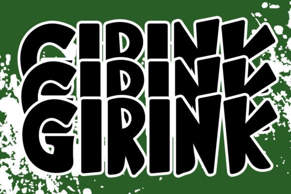 Girink: A Designer’s Take on This Display Font