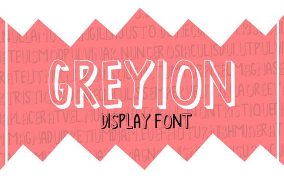 Greyion: A Designer’s Take on This Display Font