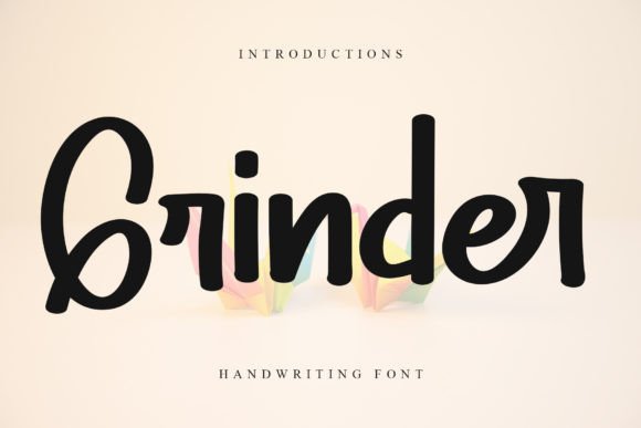 Grinder Font Review: Festive Display Typography for Campaigns