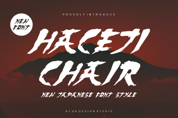 Haceji Chair Font: A Quirky Display Typeface for Branding