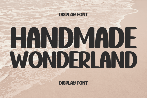 Handmade Wonderland Font: Elegant Display Typography