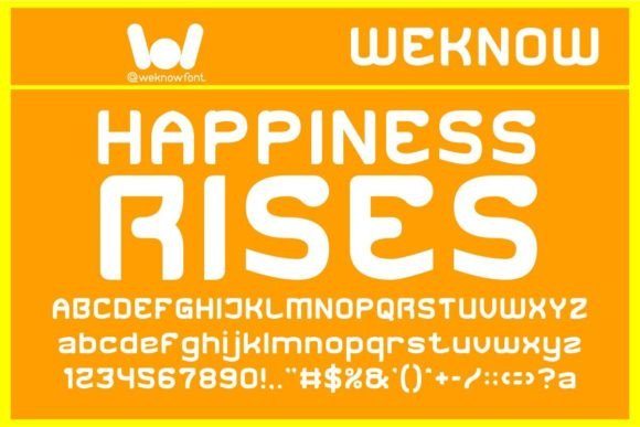 Happiness Rises Font: Elevating Small Business Branding