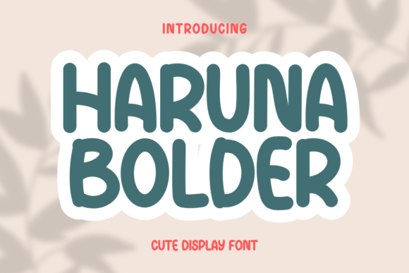 Haruna Bolder Font: Adding Playful Charm to Web Layouts