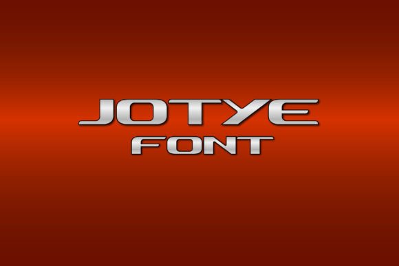 Jotye Font: Bold Branding for Small Businesses