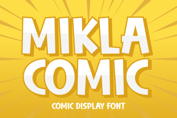 Mikla Comic Font: Playful Branding for Small Business