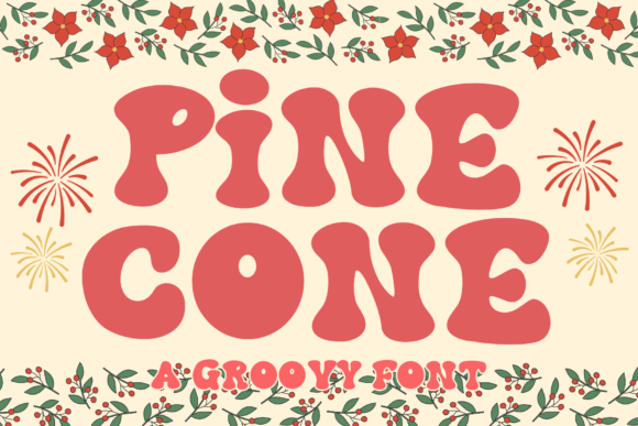 Pinecone Font: A Retro Display Typeface for Makers