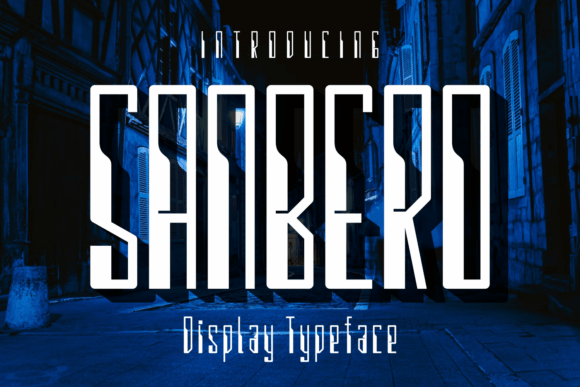 Sanbero Font: Elevating Campaign Visuals with Bold Display Type
