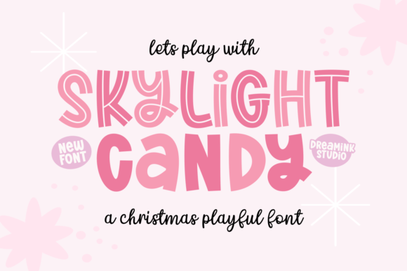 Skylight Candy Font for Playful Editorial Design