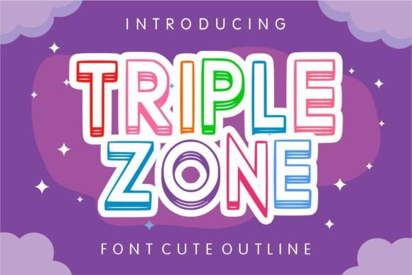 Tripple Zone Font: A Designer’s Test for Playful Branding
