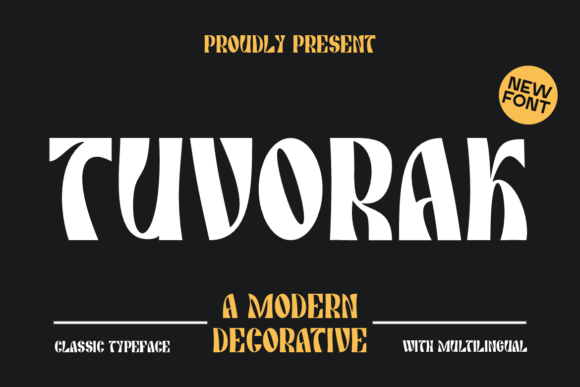 Tuvorak Font: Testing an Abstract Display Typeface