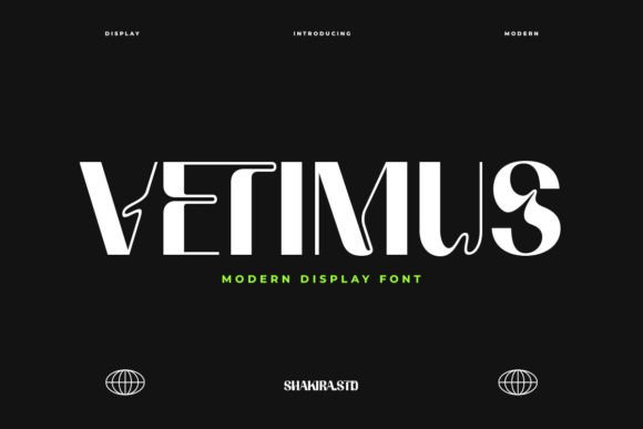 Vetimus Font Review: A Modern Display Typeface for Branding